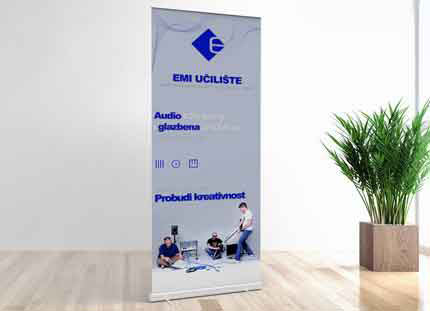 Dizajn roll up sistema za reklamiranje